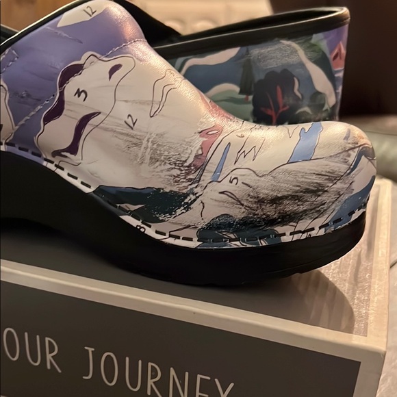 Dansko Professional Twin Pro Paint by Number Artistic Clogs - Multicolor - Picture 7 of 9